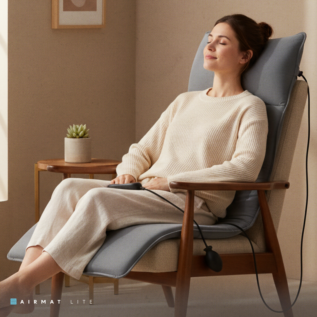 LUFTREST™ AirMat LITE – Portable Heated Massage Mat