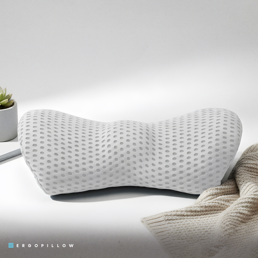 LUFTREST™ ErgoPillow – Rebound Foam Lumbar Support Cushion