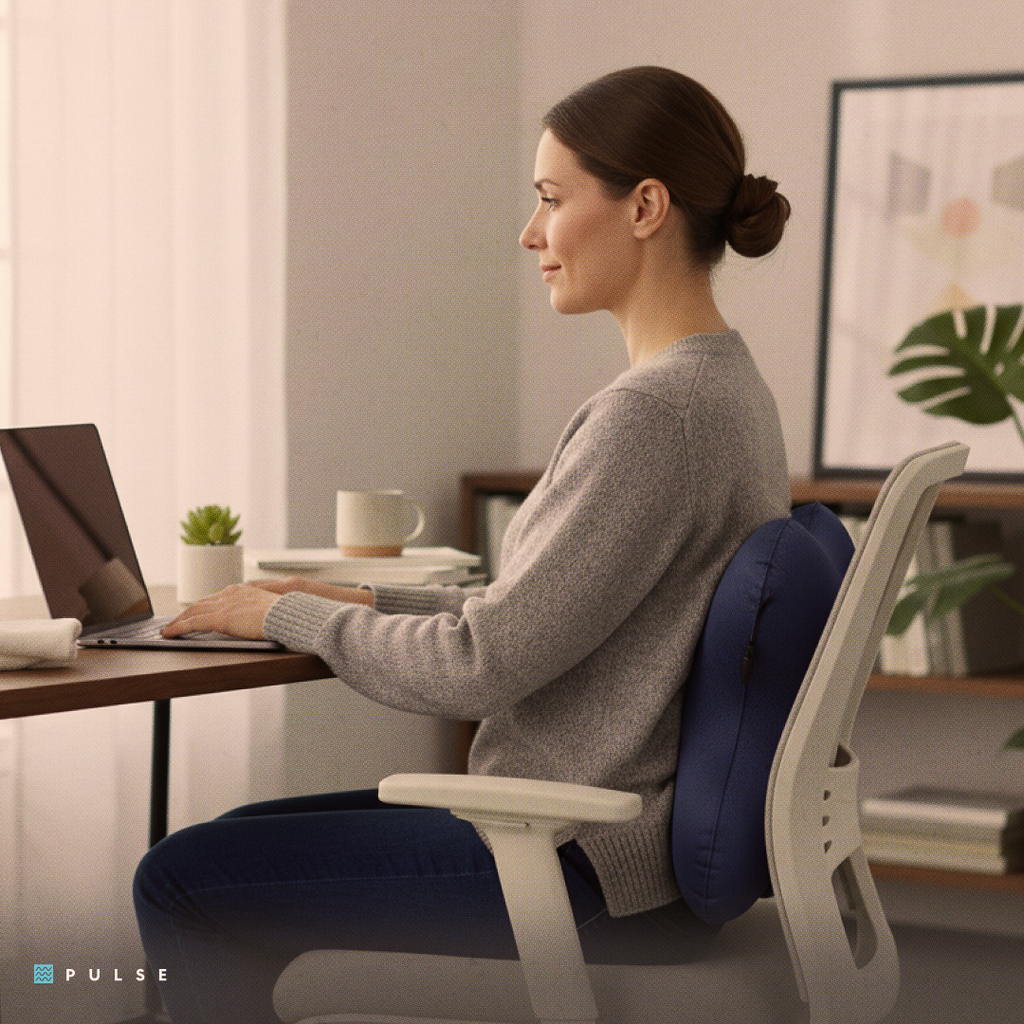 LUFTREST™ Pulse – Neck & Back Massage Pillow