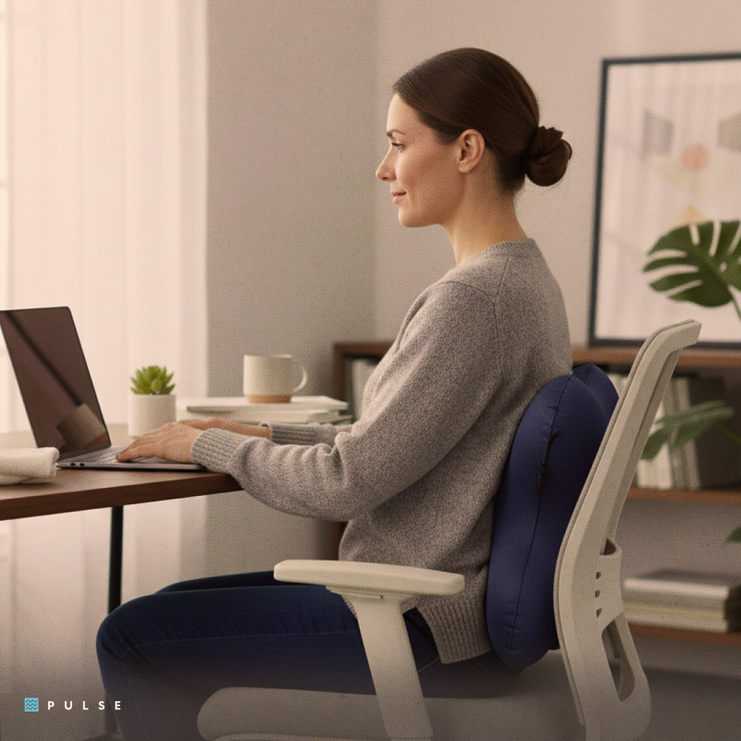 LUFTREST™ Pulse – Neck & Back Massage Pillow